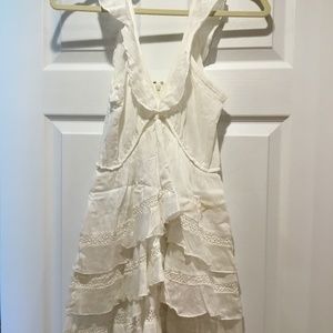Isabel Marant Etoile white ruffle dress, size 34